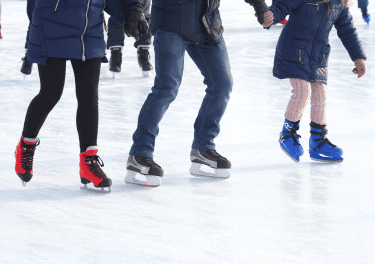 Ice Skating in Kashmir